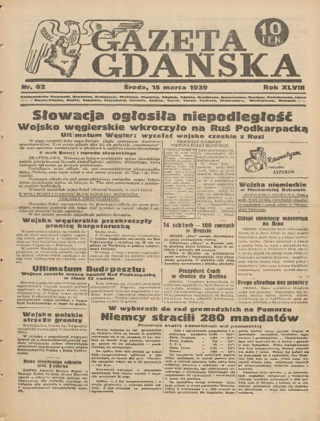 Gazeta Gdańska 1939-62